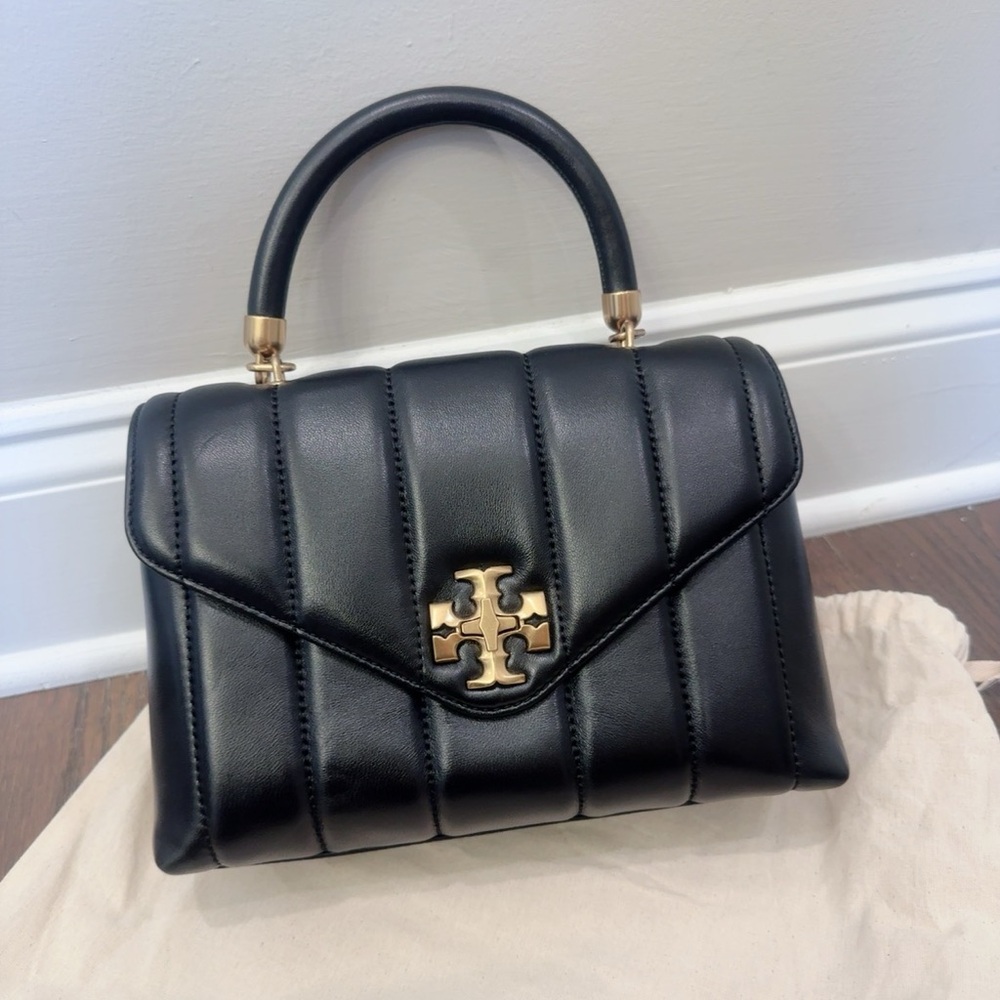 NWT Tory Burch Kira Small Top-Handle Leather Quilted Handbag Satchel Bag 83943